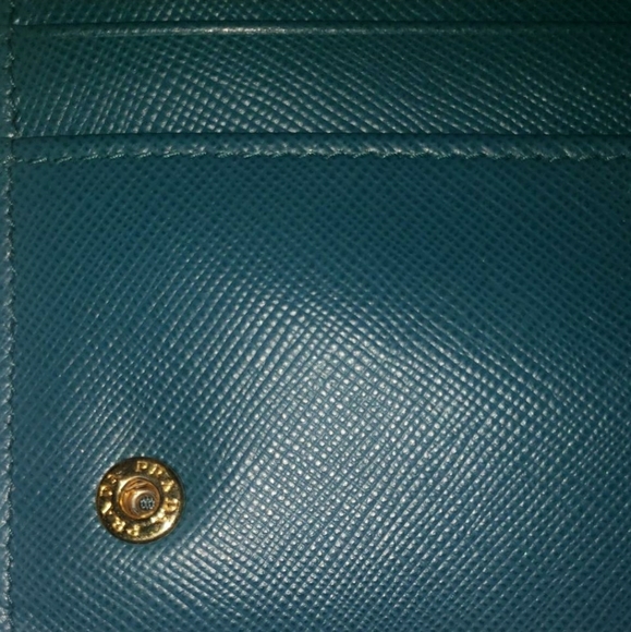Prada Stefano Wallet Blue - Picture 4 of 6